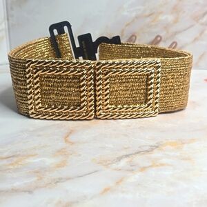 Gold elastic belt 2x new